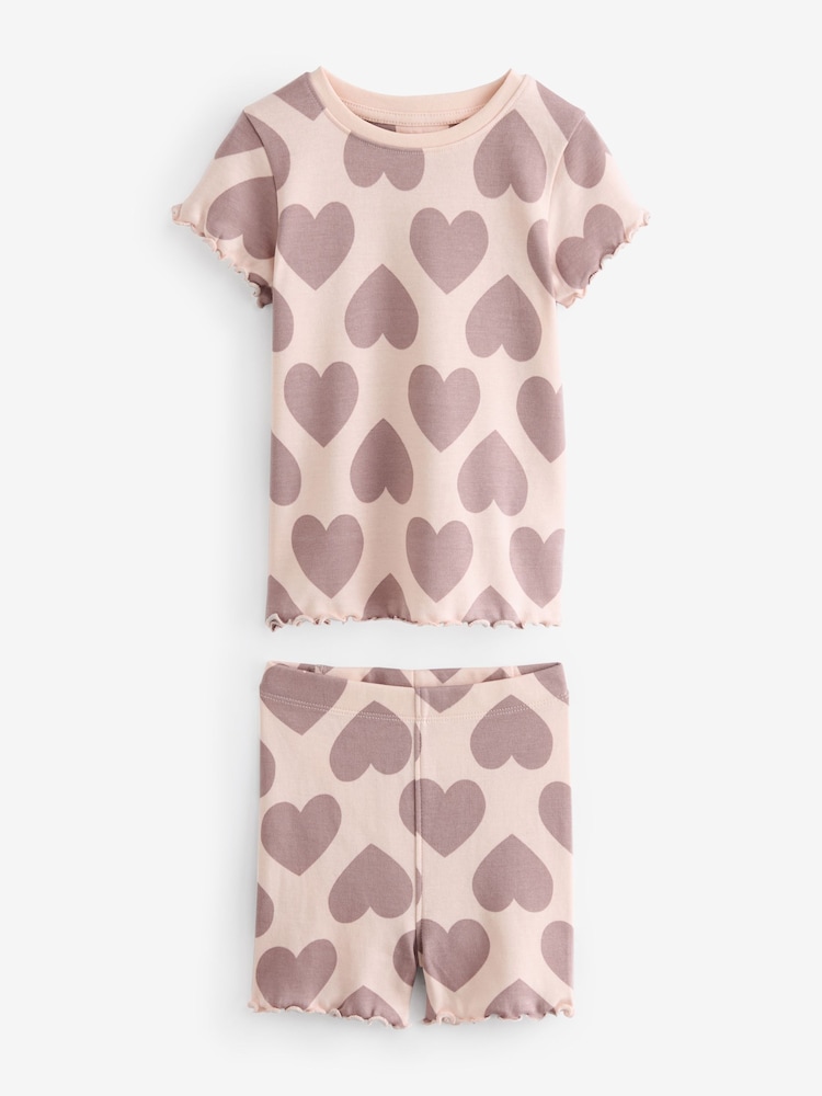 Neutral 100% Cotton Short Pyjamas 3 Pack (9mths-12yrs) - Image 2 of 6 Neutral 100% Cotton Short Pyjamas 3 Pack (9mths-12yrs) - Image 2 of 6