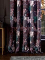 Graham & Brown Purple Amethyst Eyelet Curtains - Image 3 of 4