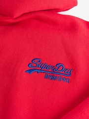 Rojo - Sudadera básica con capucha de Superdry - Imagen 7 de 9