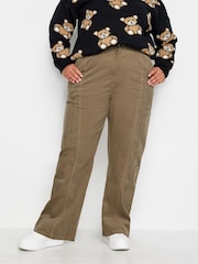 Braun - Yours Curve Cargo-Hosen aus Cord - Bild 1 von 4