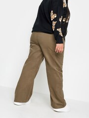 Braun - Yours Curve Cargo-Hosen aus Cord - Bild 3 von 4