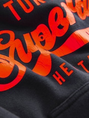 Superdry Navy Logo Hoodie - Image 7 of 8
