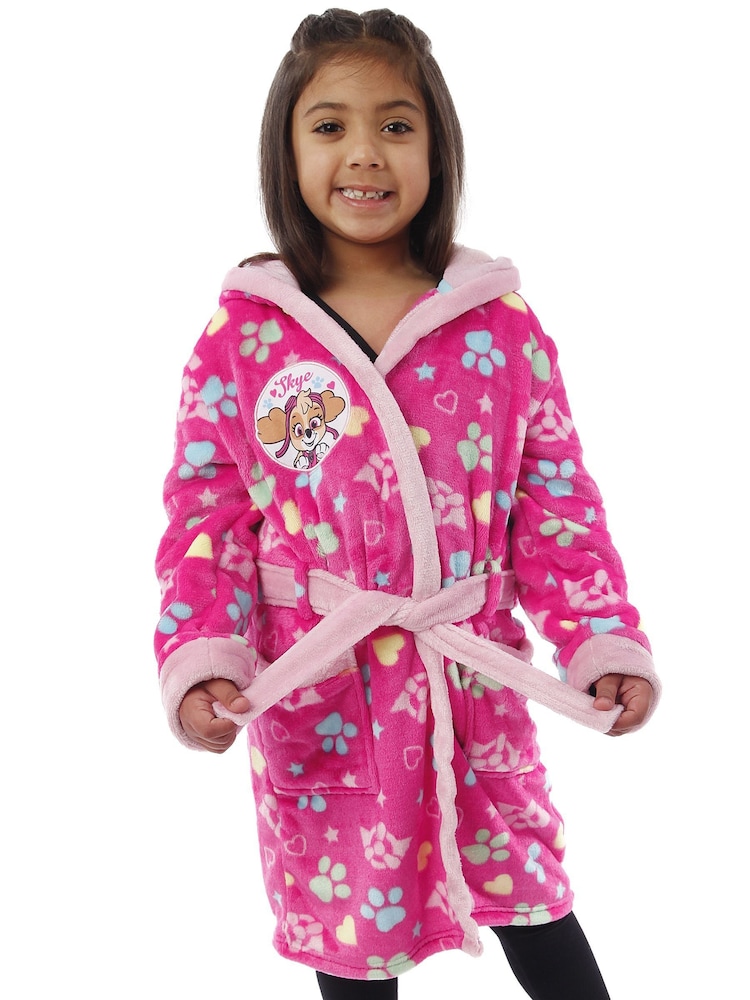 Character Pink Paw Patrol Dressing Gown - Image 8 of 11