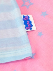 Character Pink 100% Cotton Peppa Pig Dressing Gown and Pyjama Set - Image 5 of 7