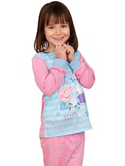 Character Pink 100% Cotton Peppa Pig Dressing Gown and Pyjama Set - Image 7 of 7