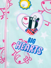 Character Blue/Pink Little Friends Big Hearts Peppa Pig Onesie - Image 3 of 3