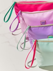 Alphabet Monogram Letter Patch Makeup Bag - Image 3 of 6
