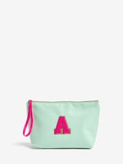 Alphabet Monogram Letter Patch Makeup Bag - Image 4 of 6