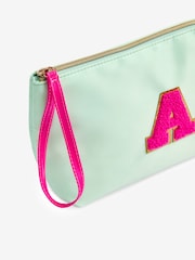 Alphabet Monogram Letter Patch Makeup Bag - Image 5 of 6