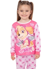 Character Pink Girls Skye Paw Patrol Pyjamas - Image 6 of 6