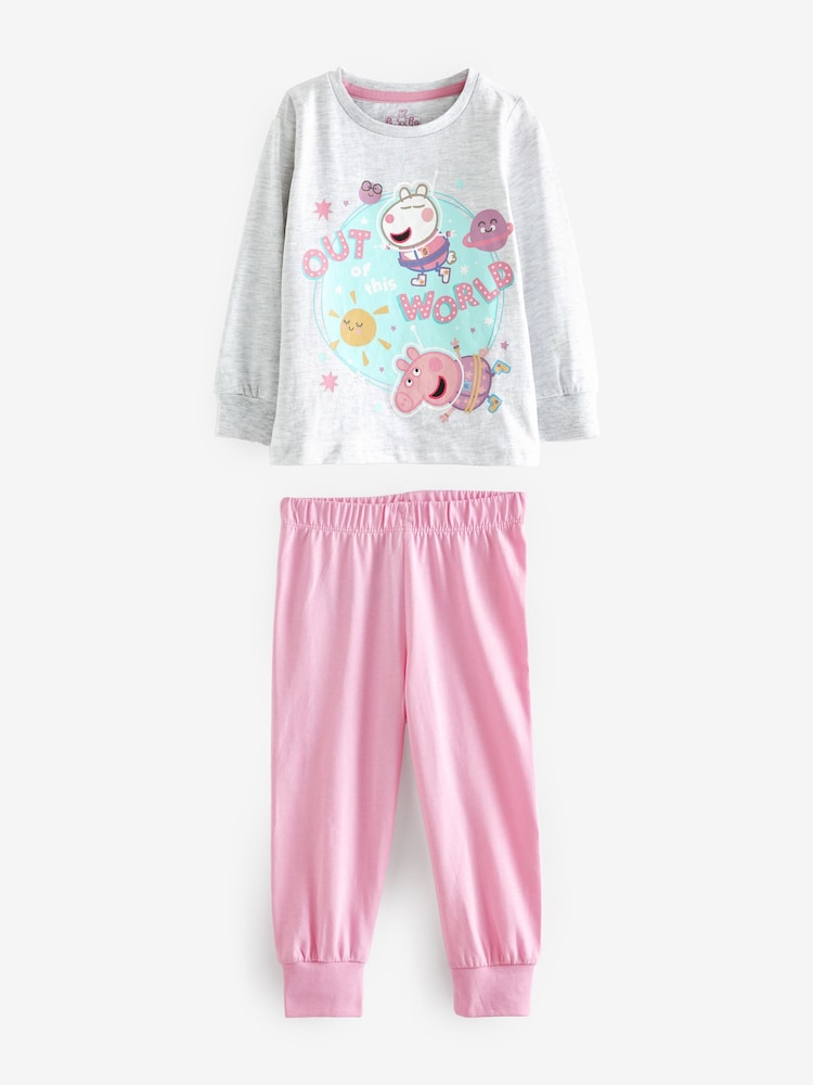 Character Blue Peppa Pig Pyjamas 2 Pack - Image 2 of 3