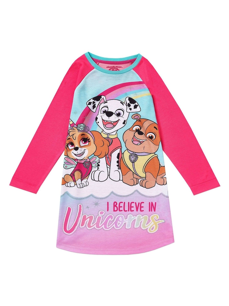 Character Pink Paw Patrol I Believe In Unicorns Nightdress - Image 1 of 2