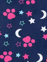 Character Blue Stars Paw Patrol Printed 100% Cotton Long Sleeve Pyjamas - Image 5 of 5