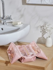 Faux Leather Foldable Makeup Bag - Image 2 of 8