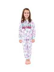 Character White AOP Squishmallows Fleece Twosie Pyjamas Set - Image 6 of 9