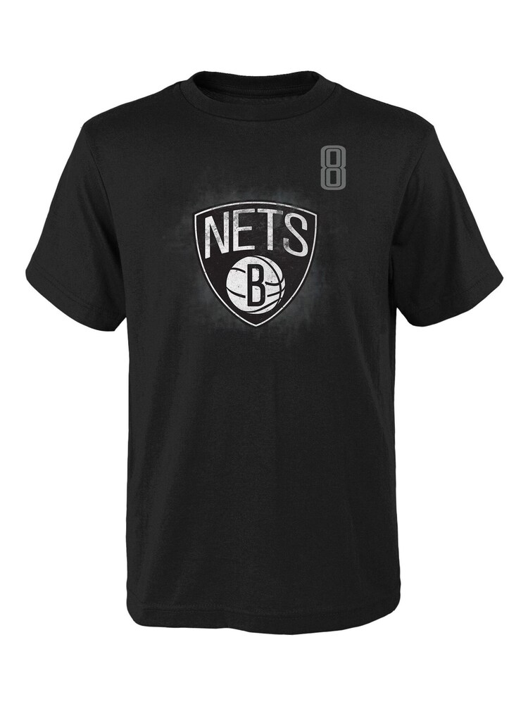 Fanatics Brooklyn Nets Name & Number 100% Cotton Black T-Shirt - Patty Mills - Image 2 of 3