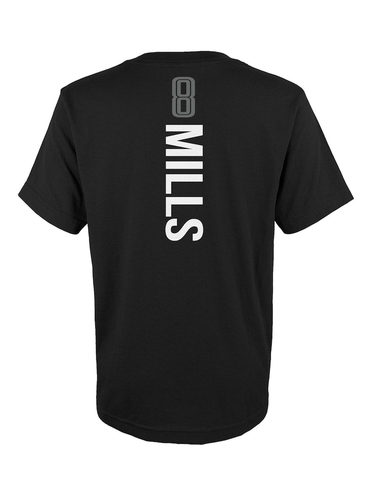 Fanatics Brooklyn Nets Name & Number 100% Cotton Black T-Shirt - Patty Mills - Image 3 of 3