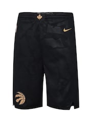 Fanatics Toronto Raptors City Edition Swingman Black Shorts 2022-23 - Image 2 of 3
