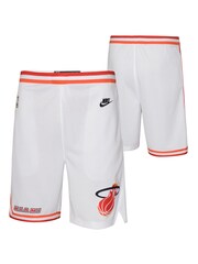 Fanatics Miami Heat Classic Edition Swingman White Shorts - Image 1 of 3