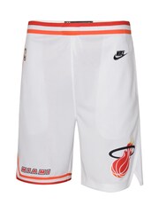 Fanatics Miami Heat Classic Edition Swingman White Shorts - Image 2 of 3