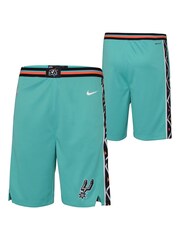 Fanatics Green San Antonio Spurs City Edition Swingman Shorts 2022-23 - Image 1 of 3