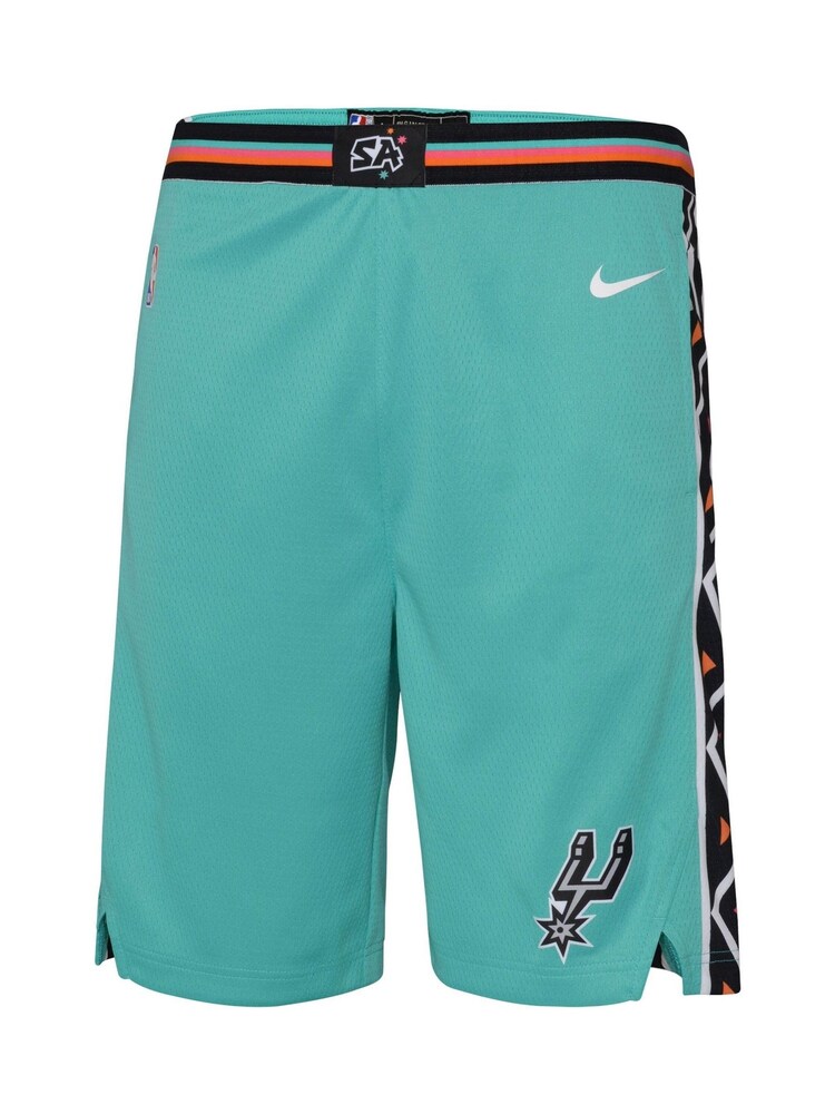 Fanatics Green San Antonio Spurs City Edition Swingman Shorts 2022-23 - Image 2 of 3