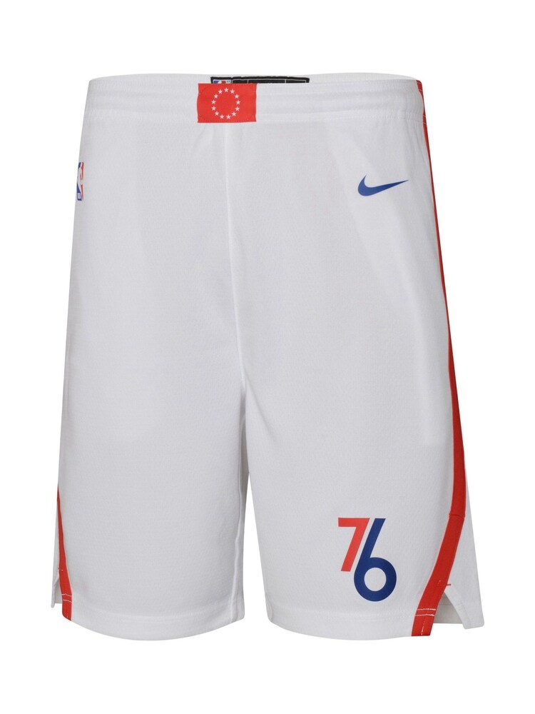 Fanatics Philadelphia 76ers City Edition Swingman White Shorts - Image 2 of 3