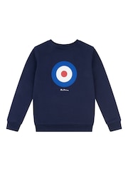 Ben Sherman Blue Boys Target Crew Neck Sweatshirt - Image 1 of 3