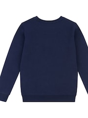 Ben Sherman Blue Boys Target Crew Neck Sweatshirt - Image 2 of 3