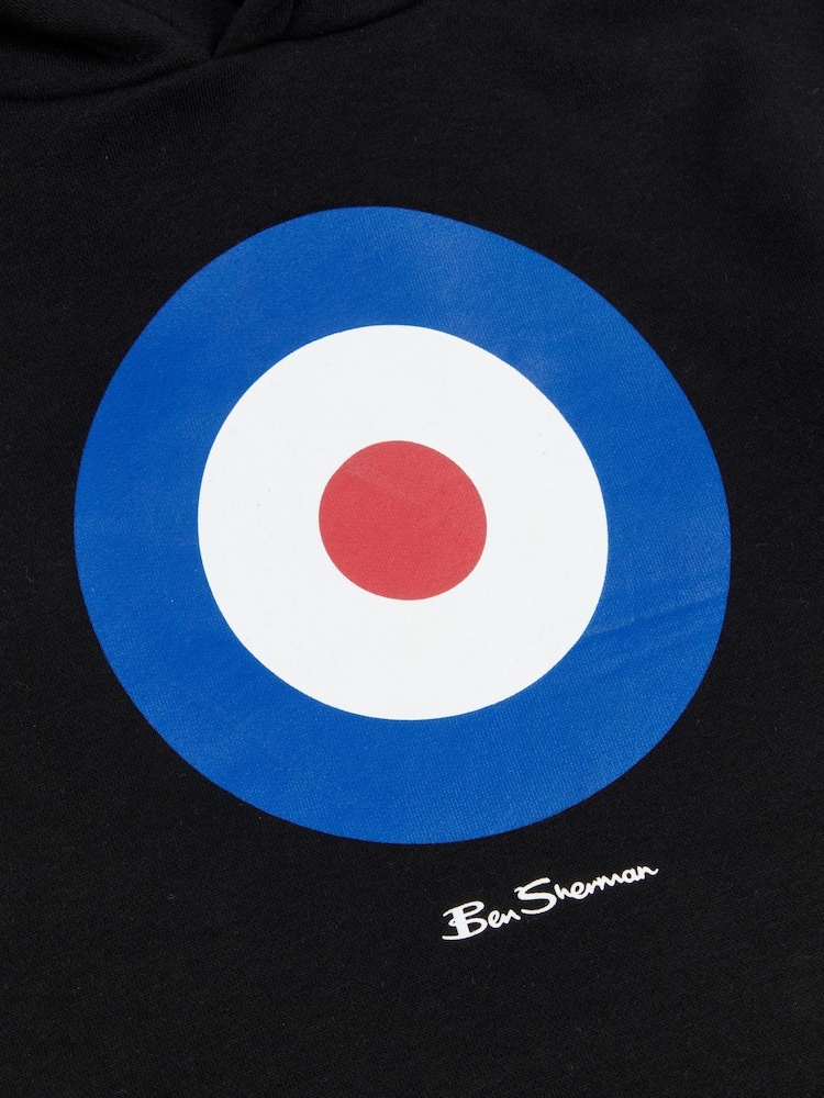 Ben Sherman Black Boys Target Hoodie - Image 3 of 3