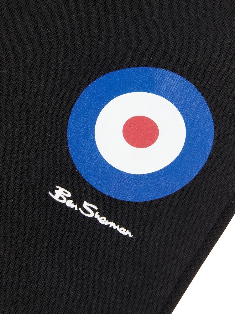 Ben Sherman Black Boys Target Joggers - Image 2 of 3