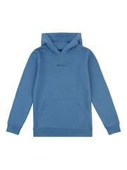 Ben Sherman Small Boys Blue Script Hoodie - Image 1 of 3