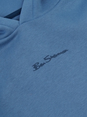 Ben Sherman Small Boys Blue Script Hoodie - Image 3 of 3