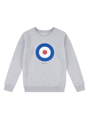 رمادي - سويت شيرت بحافة رقبة مستديرة للأولاد Target من Ben Sherman - صورة 1 من 3