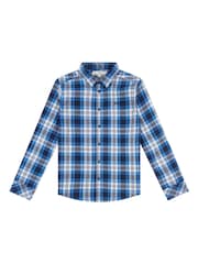 Ben Sherman Blue Boys Casual Check Shirt - Image 1 of 4