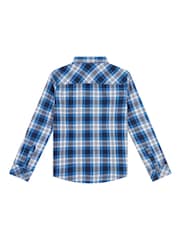 Ben Sherman Blue Boys Casual Check Shirt - Image 2 of 4