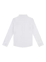 Ben Sherman White Boys 100% Cotton Oxford Shirt - Image 2 of 4