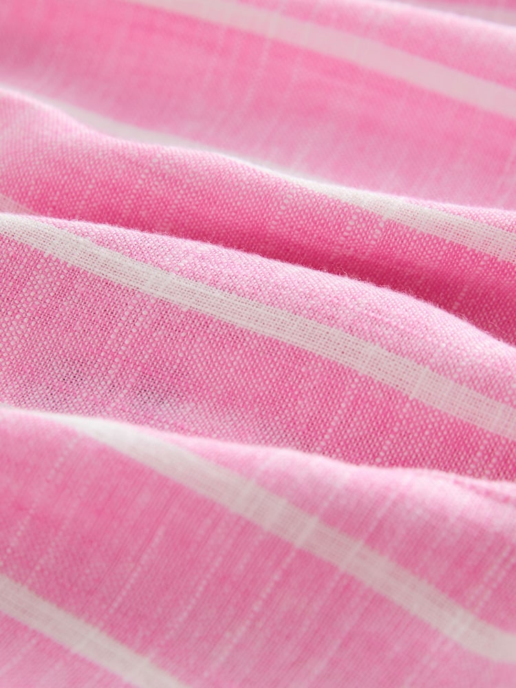 Rosa gestreift - Shorts aus Leinenmischung - Bild 7 von 7