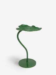 Nina Campbell Dark Green Taro Leaf Side Table - Image 3 of 5
