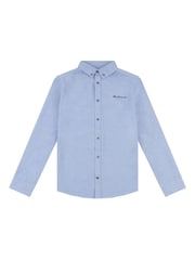 Ben Sherman Blue Boys 100% Cotton Oxford Shirt - Image 1 of 3