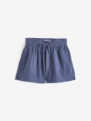 Indigoblau - Shorts aus 100 % Baumwolle - Bild 6 von 7