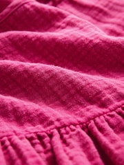 Pink Crinkle Frill Sleeve Top - Image 7 of 7