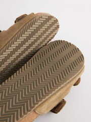 Green Suede Buckle Slider Slippers - Image 6 of 7