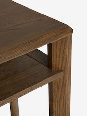 Nina Campbell Dark Oak Tedworth Sofa Side Table - Image 6 of 7