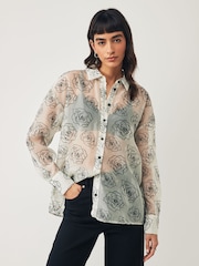 VERO MODA Bedrucktes Hemd in Relaxed Fit - Bild 1 von 4
