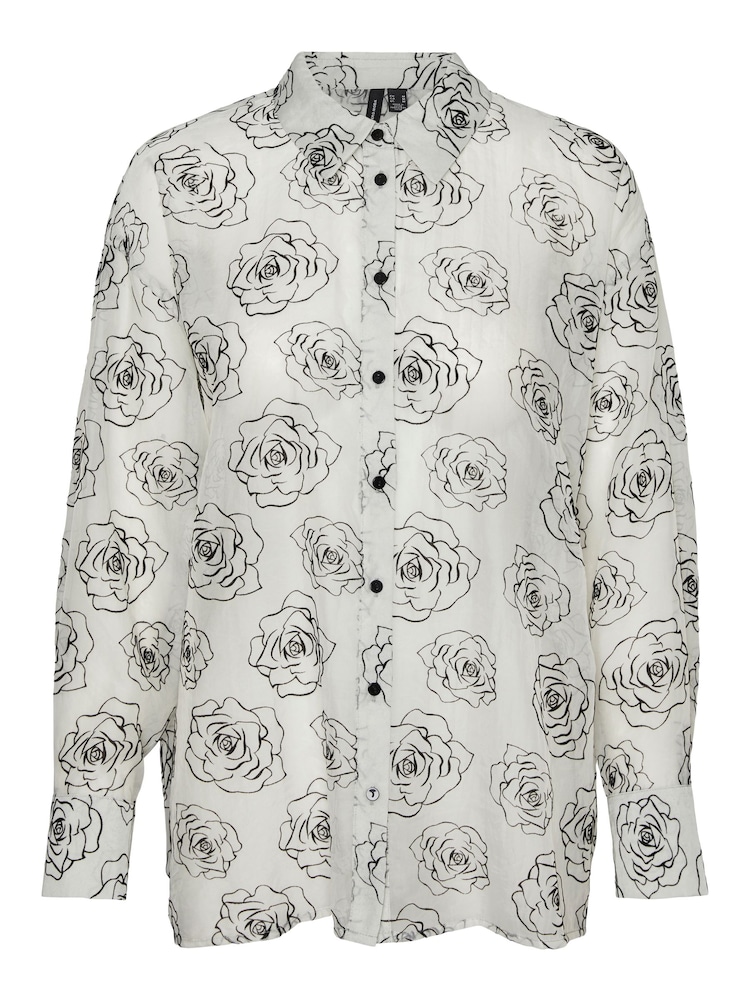 VERO MODA Bedrucktes Hemd in Relaxed Fit - Bild 4 von 4