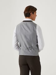 Skopes Brown Tailored Fit Harcourt Suit: Waistcoat - Image 2 of 4