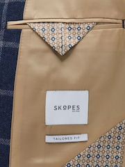 Skopes Blue Tailored Fit Jepson Check Jacket - Image 4 of 5