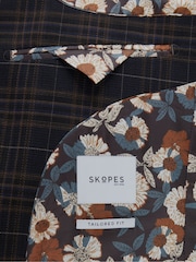 Skopes Black Tailored Fit Alton Check Suit: Jacket - Image 5 of 5