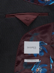Skopes Charcoal Grey Tailored Fit Truman Suit: Jacket - Image 5 of 5